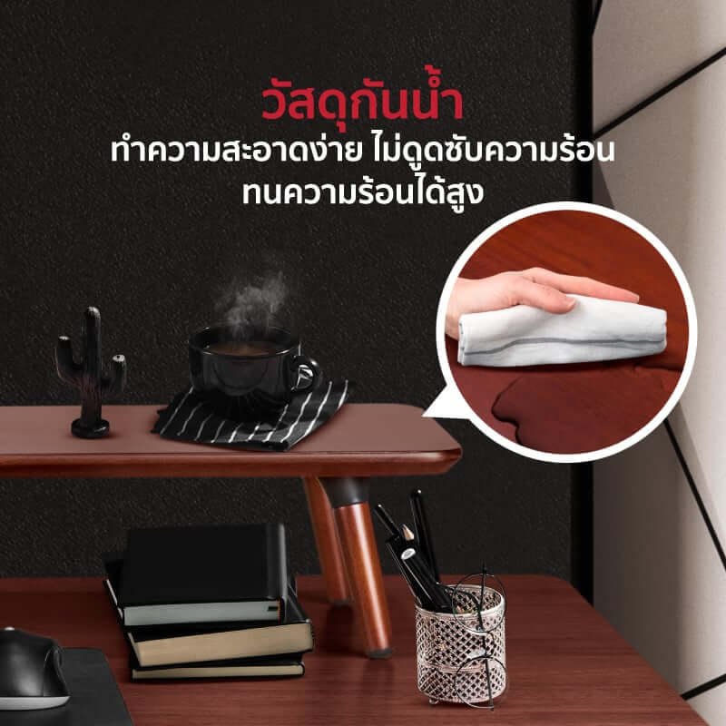 ชั้นวางจอคอม Fennix รุ่น STB-162 size L สีไม้มะฮอกกานี